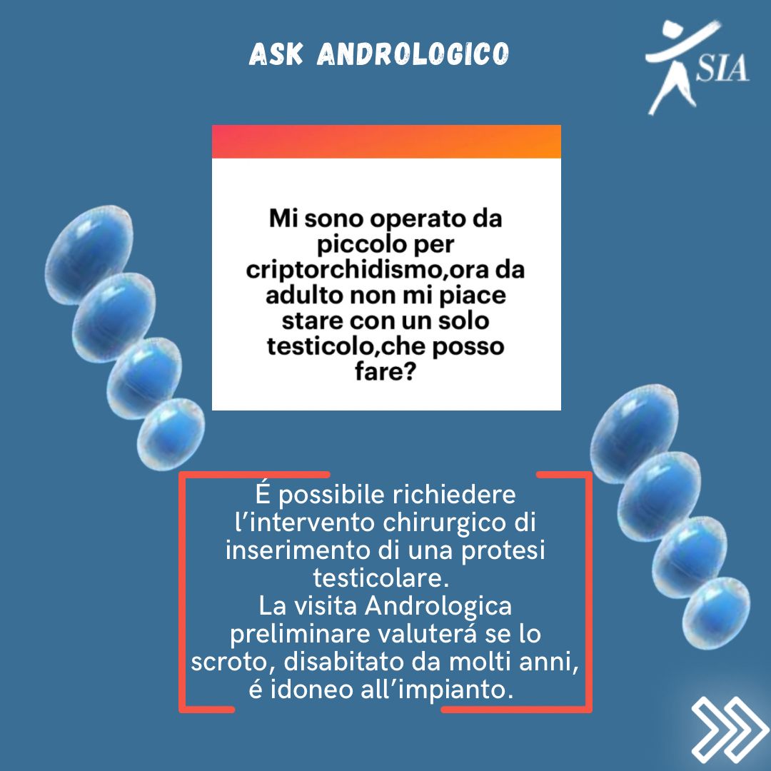 AndrologiaSia's tweet photo. #AskAndrologico 💬✍️
Le risposte alle vostre domande all’ #Andrologo!
Parliamo di #protesi testicolari, #ansiadaprestazione #circoncisione.
•
•
•
•
•
#andrologia #andrologiaitaliana #siaandrologiaitaliana #circumcision #testicularcancer #andrology https://t.co/2doMgMRQDf