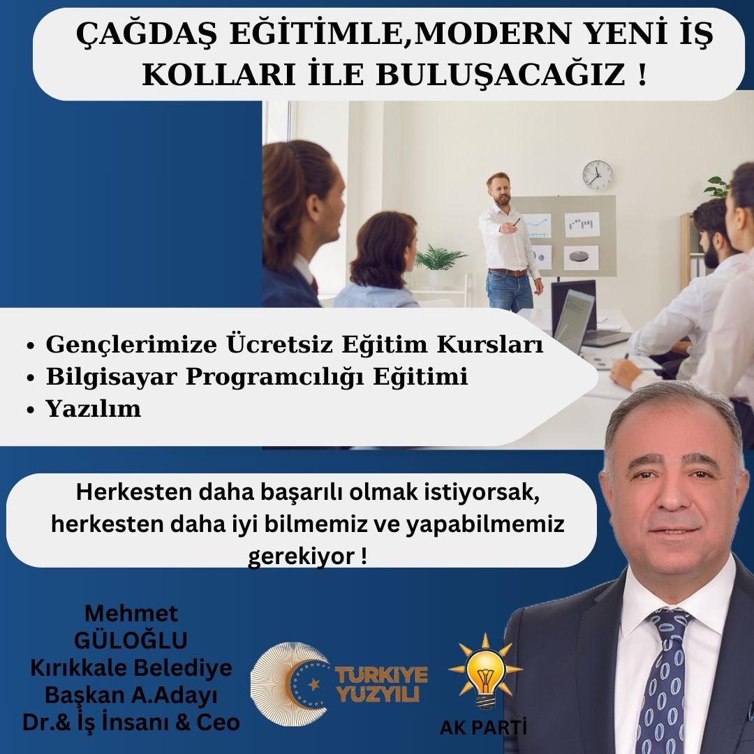 #akparti #kırıkkale #receptayyiperdoğan #seçim #başkan #hedef2024 #millet #eğitim #cagdassanat #gençler #bilgisayar #yazılım