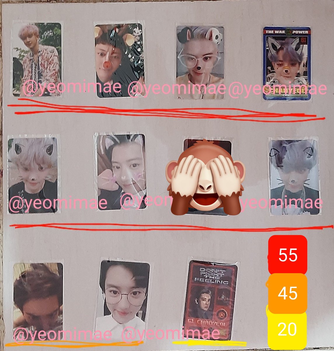 yeomimae's tweet photo. Wts pc chanyeol exo
BU banget, kalau kemahalan tawar aja dah guys

• pair lebih murce
• take all gratis 🟡
• bisa 🍊 
• bisa keep event
• inc paking &amp; adm
• dom surabaya, ina
• condi? Dm aja
•🟠🟡: damage kecil 
Exo chanyeol suho xiumin chen kyungso lay baekhyun sehun kai https://t.co/BksUOClUX9