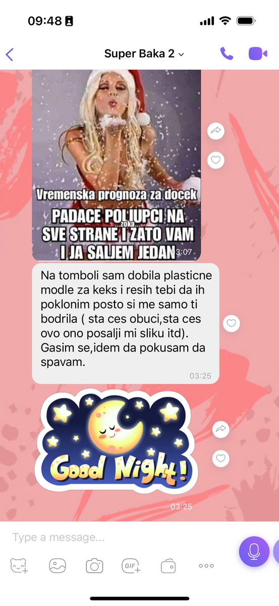 Tararatamara's tweet photo. Baba slavila do pola 4 bogami 💫🎄 https://t.co/EZO7eJ84bW