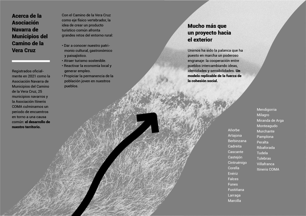 En 2024 se cumplen siete años de la puesta en marcha por Itineris COMA de un proyecto turístico para recuperar el Camino de la Vera Cruz en Navarra. Desde entonces recabamos documentación histórica que explica que 25 municipios colaboremos en la regeneración del Camino.