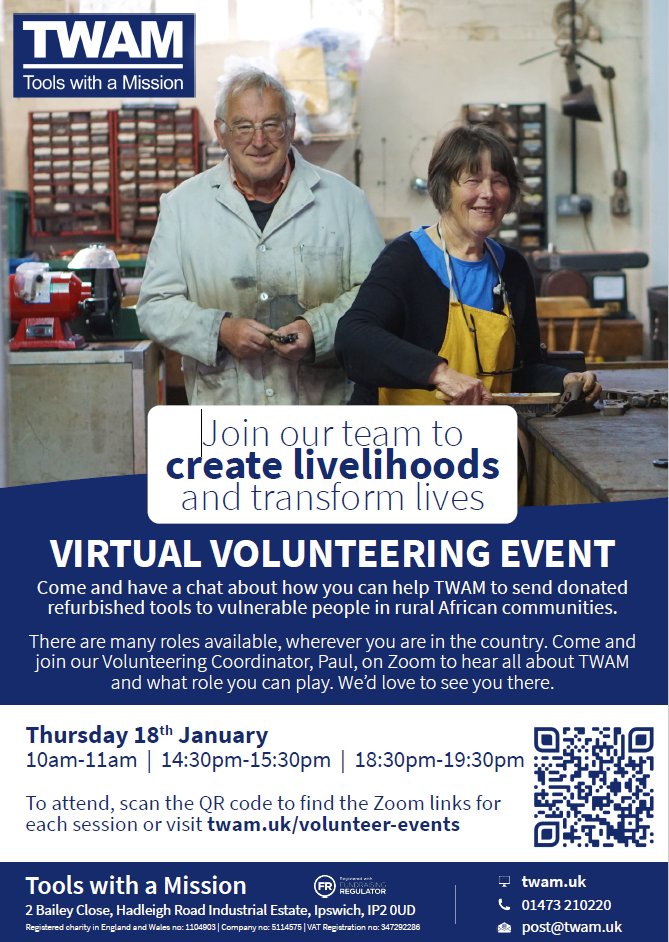 Virtual Volunteering Event! @twam_uk @WtonVCA @One_Walsall @DudleyVols @LetsGoSandwell @CommunityOffer @WoodSaints