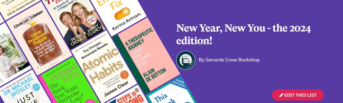 New year, new you! ✨ Kick-start your 2024 with the help of our selection of the best books in healthy eating, mental health and fitness. Including the latest titles by @timspector, @thebodycoach, @Philippa_Perry, @DrMichaelMosley & more! 😍 uk.bookshop.org/lists/new-year…