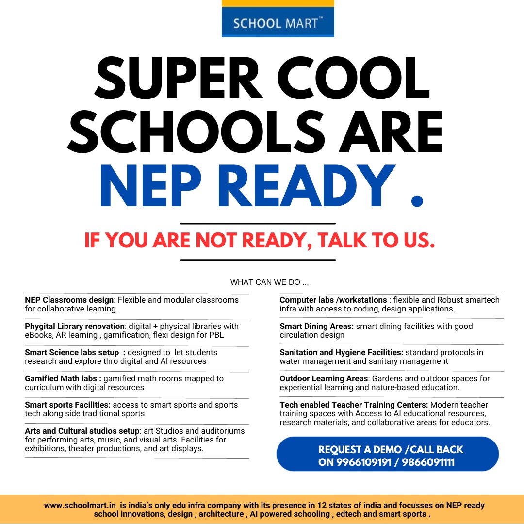 schoolmarts's tweet photo. Step into the NEP era.
Catapult your school to extraordinary heights

For More Details :https://t.co/032wn7XRQg

#NationalEducationPolicy #NEP2020 #NationalEducationPolicy2020 #educationsystem  #principals #CBSESchool #cbseschoolsinindia #CBSE #CBSEAffiliated #SchoolMart https://t.co/jdHf77Y4H5