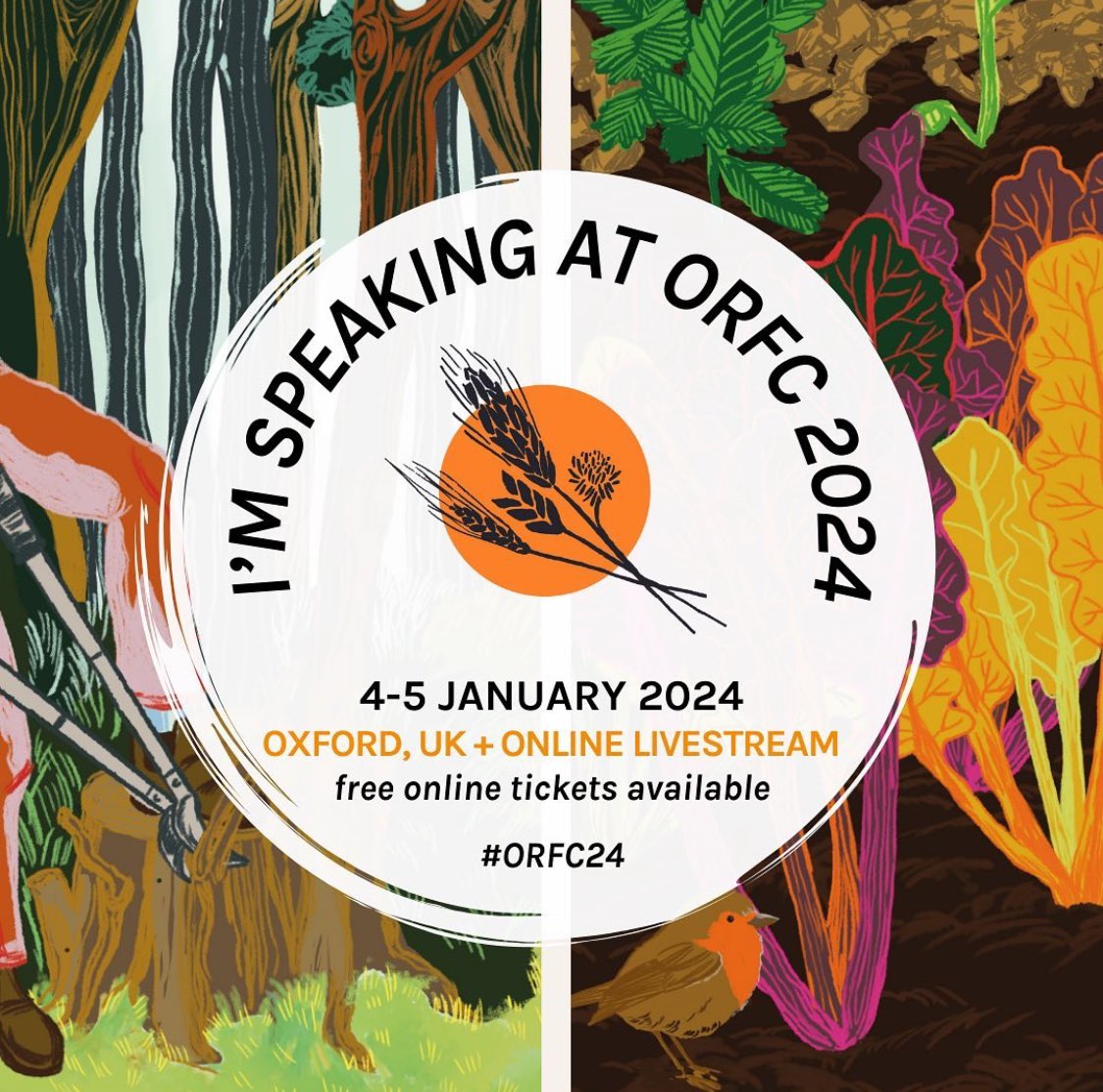 Heading south tomorrow for @ORFC I’m speaking in three sessions over the two days of the conference: ✊ From Corporations to Communities. 🌸 Valuing Species Rich Grassland. ❄️ Bale Grazing as an effective outwintering strategy.