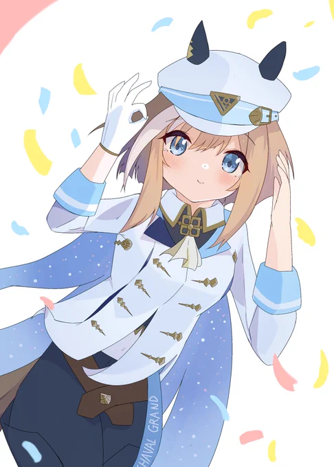 ポーズを決めるシュヴァルグラン #ウマ娘 #シュヴァルグラン