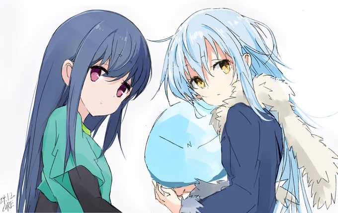 明けましてリムルとリンちゃん 