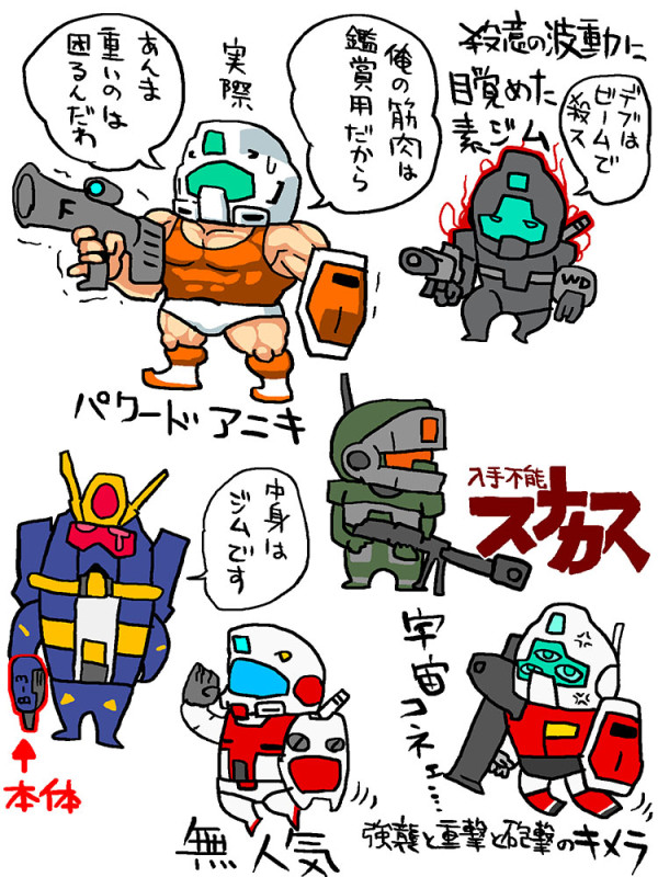 脳みそが小学生なので体だけマッチョの絵とか描きます
描きました
これいつの絵? 