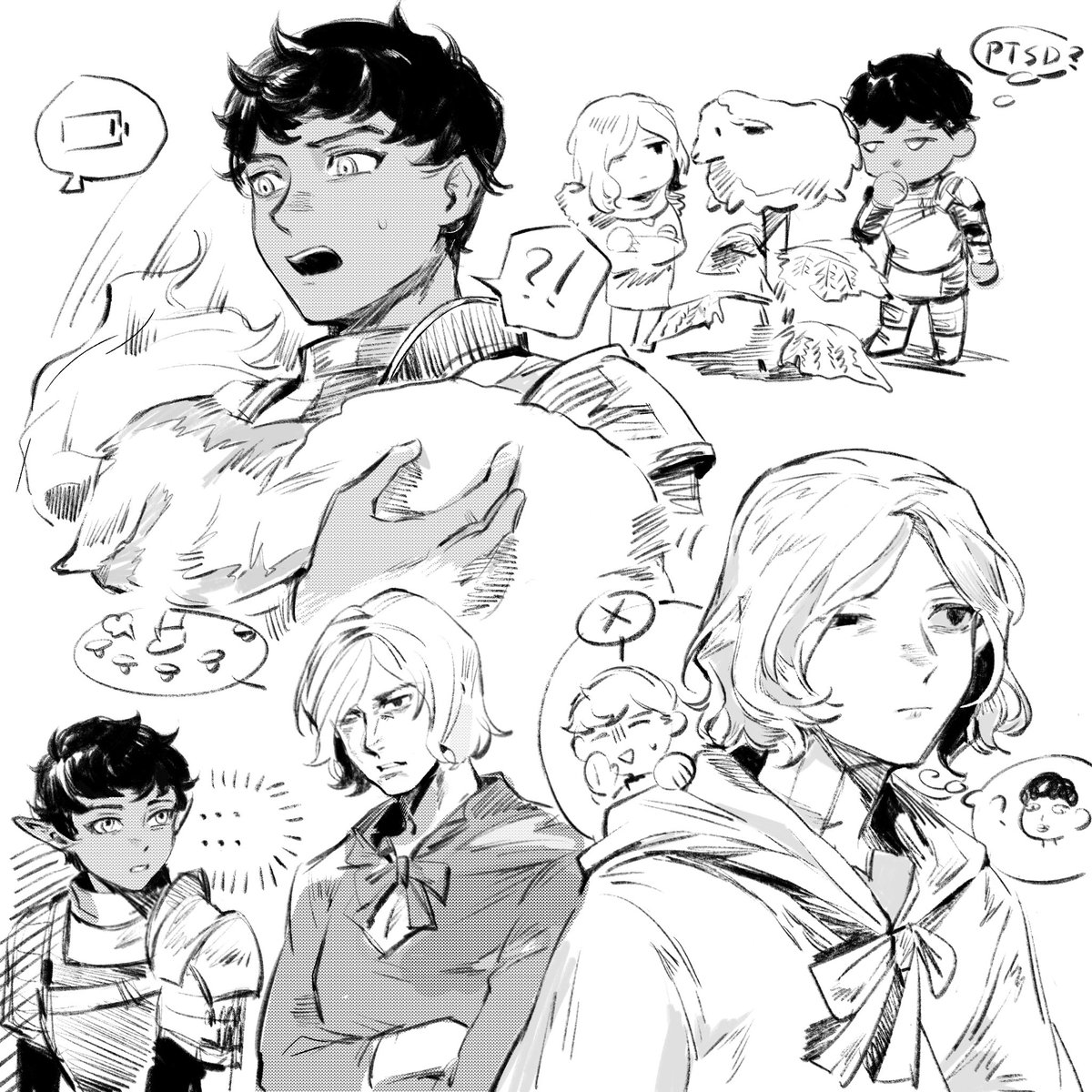 想了想还是一块发出来好了😵‍💫
#dungeonmeshi 
#ダンジョン飯