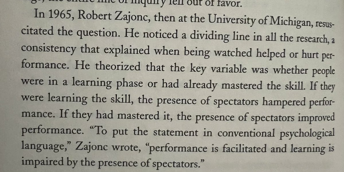 GowagsKyle's tweet photo. More evidence that learning and deliberate practice should be done alone and not in the presence of others!!! 
#SocialBrain
#SoloBrain https://t.co/rZzuVazuFk