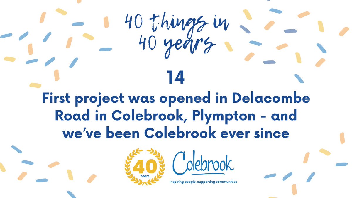 𝟒𝟎 𝐭𝐡𝐢𝐧𝐠𝐬 𝐢𝐧 𝟒𝟎 𝐲𝐞𝐚𝐫𝐬 𝐨𝐟 𝐂𝐨𝐥𝐞𝐛𝐫𝐨𝐨𝐤 𝐒𝐨𝐮𝐭𝐡 𝐖𝐞𝐬𝐭

#colebrookis40colebrookis40
#40thanniversary
#celebrating40years
