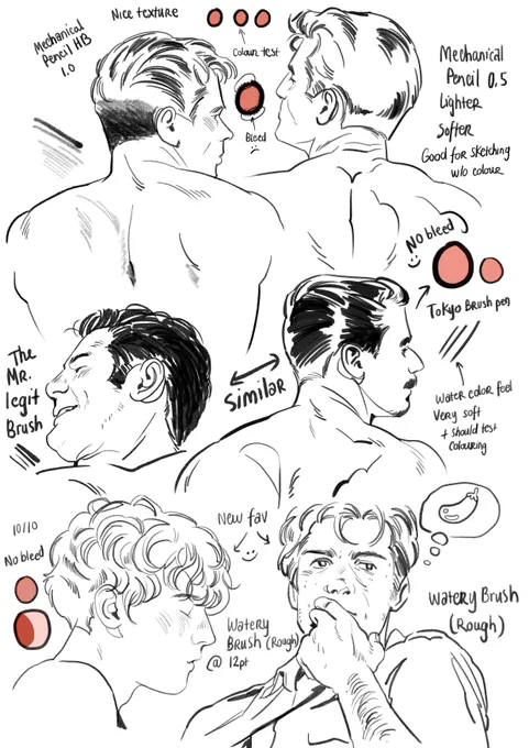 Here are some of my staple brushes. :)   theyre all from truegrittexture btw!