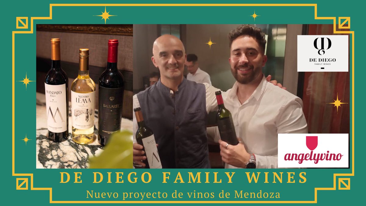 angelyvino's tweet photo. 🆕ＮＵＥ▼▲ ＮＯＴ▲🍷
𝗗𝗲 𝗗𝗶𝗲𝗴𝗼 𝗙𝗮𝗺𝗶𝗹𝘆 𝗪𝗶𝗻𝗲𝘀
Sebastián de Diego, joven emprendedor del vino se lanza con nuevo proyecto.
#wine #vino #vinoargentino @PrecedoGustavo 
LINK➡️ https://t.co/CSBbiPytAb https://t.co/TjA6FVRdyV