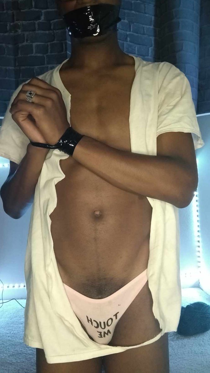 Wulfybabi's tweet photo. A bit tied up https://t.co/Z3u25o94Yr