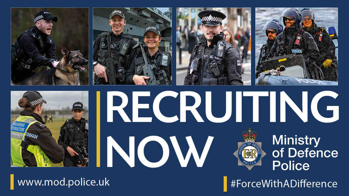 New year, new job? Join us and see where a career in the MDP could take you. Find out more about our #ForceWithADifference and what you need to do to apply ➡️ mod.police.uk/new-recruits/ Registration closes: 07 January 2024 #JoinMDP #WeAreRecruiting