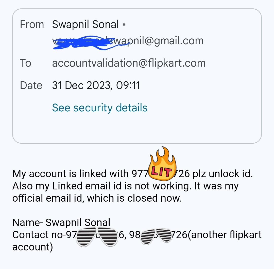 SwapnilSonalOfc's tweet image. #Flipkart @Flipkart @flipkartsupport @FlipkartFraud 
My account is locked since 8 months. But no response from @Flipkart . There are 1800INR in my account wallet.