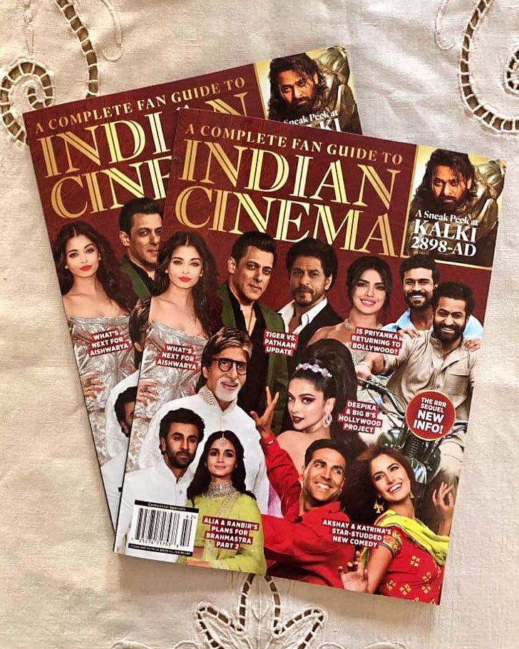 Hey US fans of Indian cinema, check out my new mag featuring the biggest stars and latest news, including a sneak peek at #Kalki2898AD 
#ShahRukhKhan𓀠 #prabhas #DeepikaPadukone #AmitabhBachchan #AishwaryaRaiBachchan #Bollywood #Tollywood #indianfilms