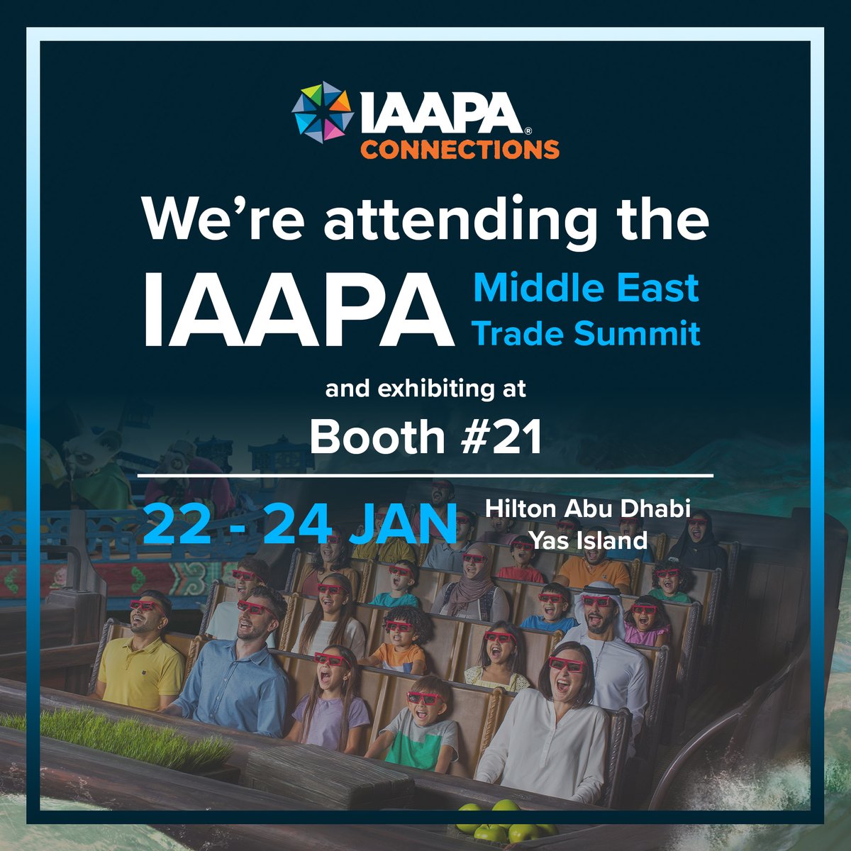 Starting off the New Year with a bang, we're ready to get stuck into the @IAAPAEMEA Middle Eastern Trade Summit in Abu Dhabi. Our CEO, Terry Monkton, will be in attendance as the delegates explore the nearby attractions and hear from an array of exciting speakers.