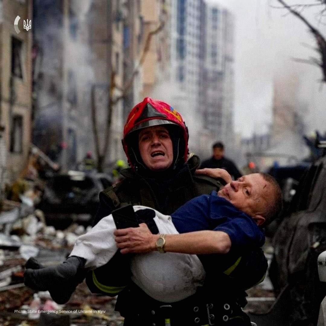 Russian terror knows no bounds. Russian terror destroys civilian buildings, takes away homes &amp; worst of all, takes away human lives.

As of now, Russia injured at least 112 people &amp; killed 5 in #Ukraine today.

We must stop this terror once and for all.

#RussiaIsATerroristState