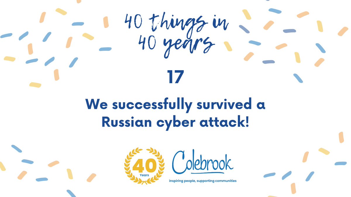 𝟒𝟎 𝐭𝐡𝐢𝐧𝐠𝐬 𝐢𝐧 𝟒𝟎 𝐲𝐞𝐚𝐫𝐬 𝐨𝐟 𝐂𝐨𝐥𝐞𝐛𝐫𝐨𝐨𝐤 𝐒𝐨𝐮𝐭𝐡 𝐖𝐞𝐬𝐭

#colebrookis40colebrookis40
#40thanniversary
#celebrating40years