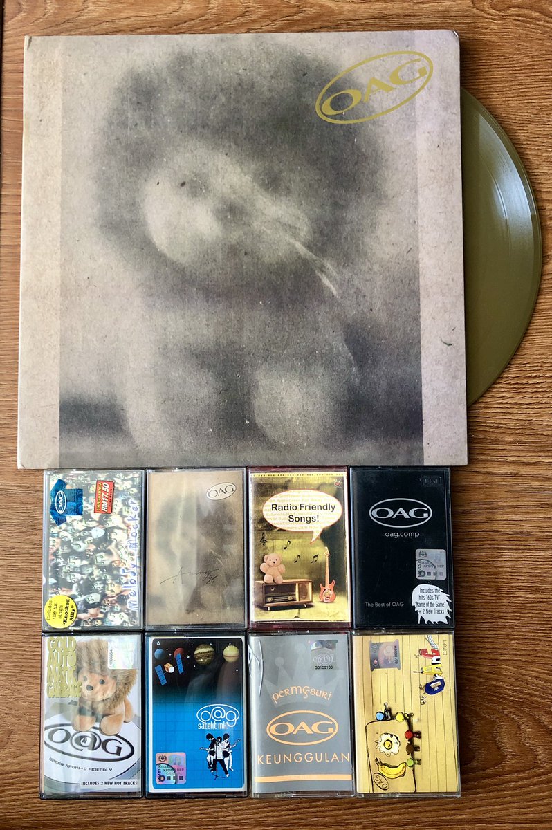 OAG vinyl &amp; kaset
RM500 untuk semua
Cod Melaka

#oag #oldautomaticgarbage