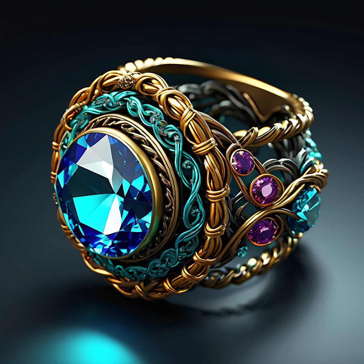 Kurokojin's tweet photo. For my daily morning art, I decided to test out magic rings on @mirrorizeai I used all four models and these were the results, same prompt.
#daily #Random #AIart #Magic #jewelry #rings #magicring #AIArtボディスーツ部 #fantasy #writing #reading #AuthorsOfTwitter https://t.co/vwGnTSt3Rv