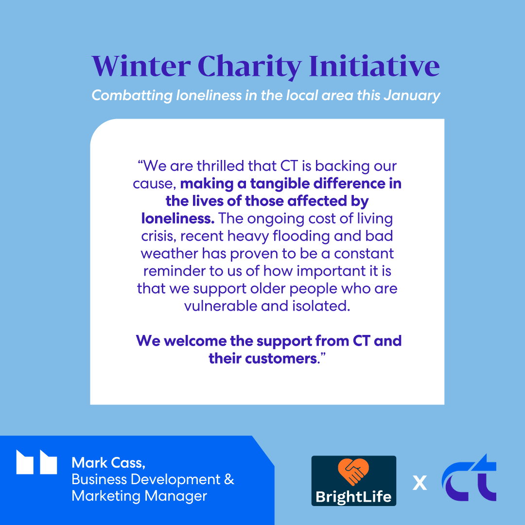CentralTechLtd's tweet photo. This January, by completing our customer satisfaction surveys, you can help us support BrightLife, where the contributions will aid them to expand their vital telephone befriending service.

Read more about our initiative here: https://t.co/cx73jtuKvt https://t.co/lFIyRy8ff8