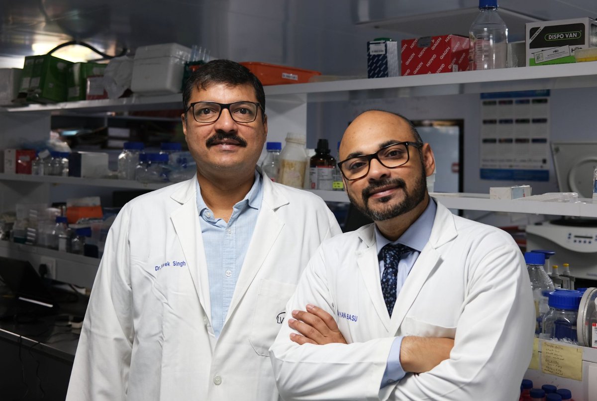 #LVPEI has been granted a #patent for a novel #StemCellTherapy that can be used to repair damaged Corneas from a variety of #CornealDiseases

Drs Sayan Basu and Vivek Singh are the inventors who were granted this patent.

#VisionRestoration #SoThatAllMaySee #ResearchSuccess