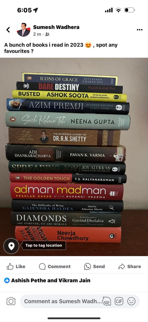 WSumesh's tweet photo. A bunch of books i read in 2023 😍 , spot any favourites ? https://t.co/0rX0ntxcRA