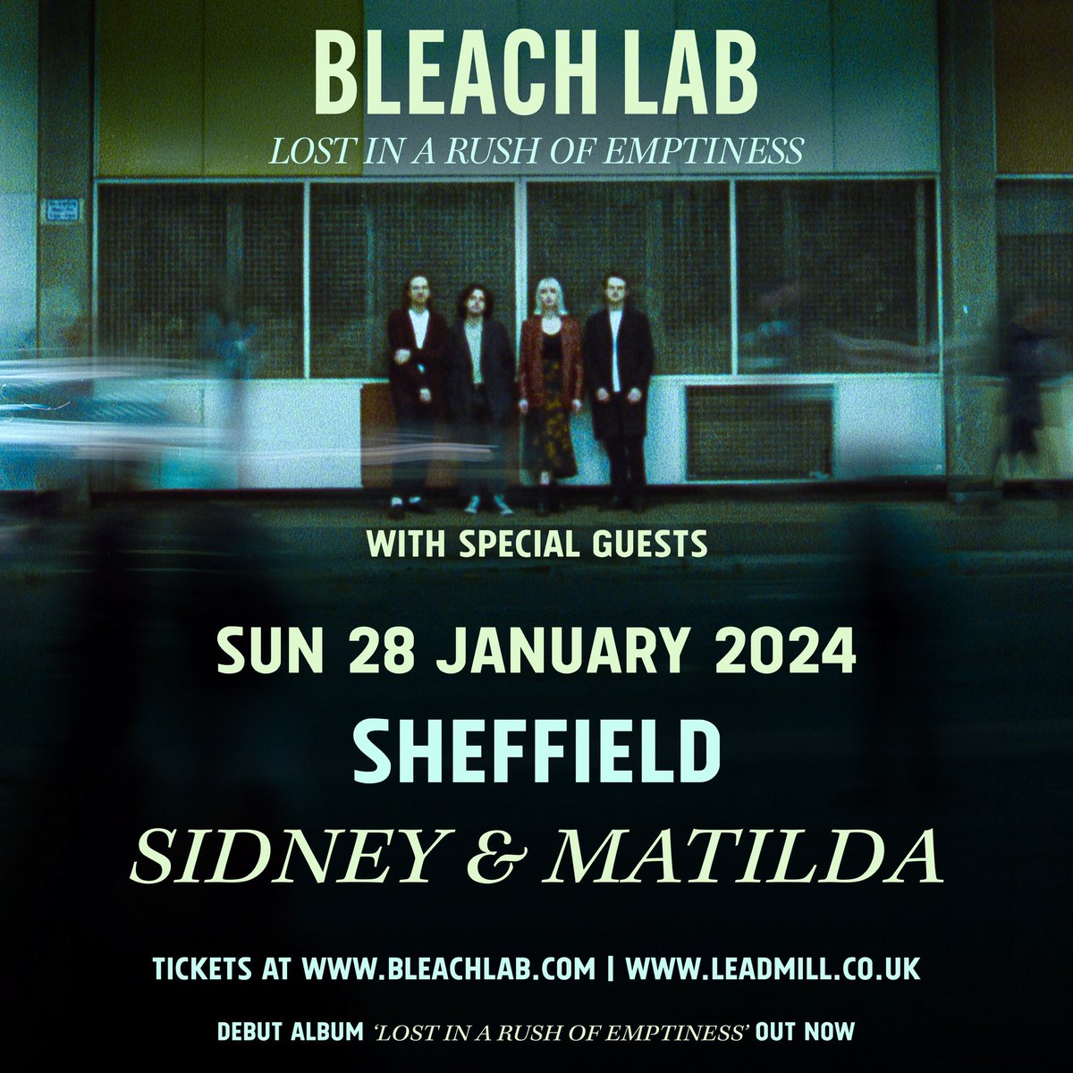 Heading back out on the road this month for shows in LIVERPOOL and SHEFFIELD. Who’s in? - bleachlab.com/tour