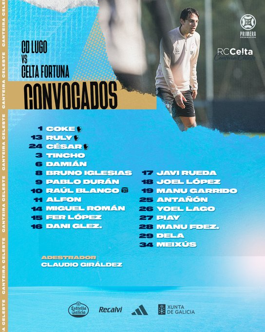   2023-2024 | 18º Jornada |   CD Lugo 0 1 Celta B  GC1plWYXEAAgCY0?format=jpg&name=small