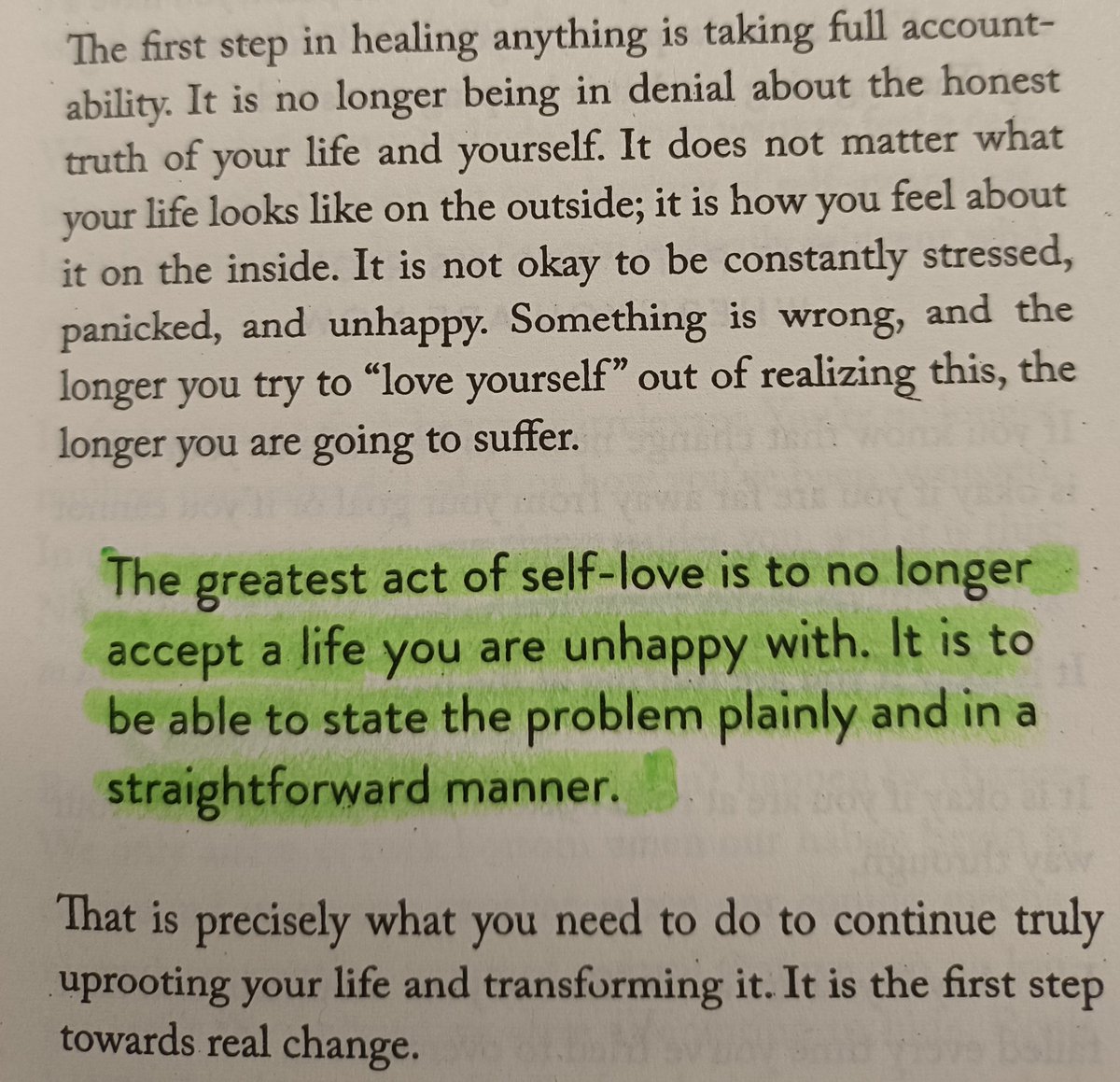 'The greatest act of self-love is to no longer accept a life you are unhappy with. It is to be able to state the problem plainly and in a straightforward manner' - The mountain is you 📖
#books#bookquotes#selfhelpbooks