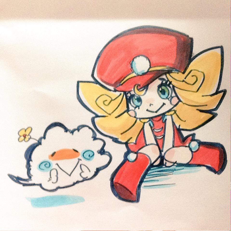 「#タツ年だからタツノコプロの画像を貼る 素敵タグ!過去絵ですが風船少女テンプルち」|モナ子のイラスト