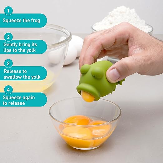 nmalik211999's tweet image. &quot;Introducing our Silicone Egg Separator! 🍳✨ Effortlessly separate yolks from whites with ease. Easy to clean and kitchen-friendly. Elevate your cooking game! 🥚👩‍🍳 #EggSeparator #KitchenEssentials #CookingMagic #homepawsandglow 
Price $13.90
Check it out amzn.to/47oSDrw
