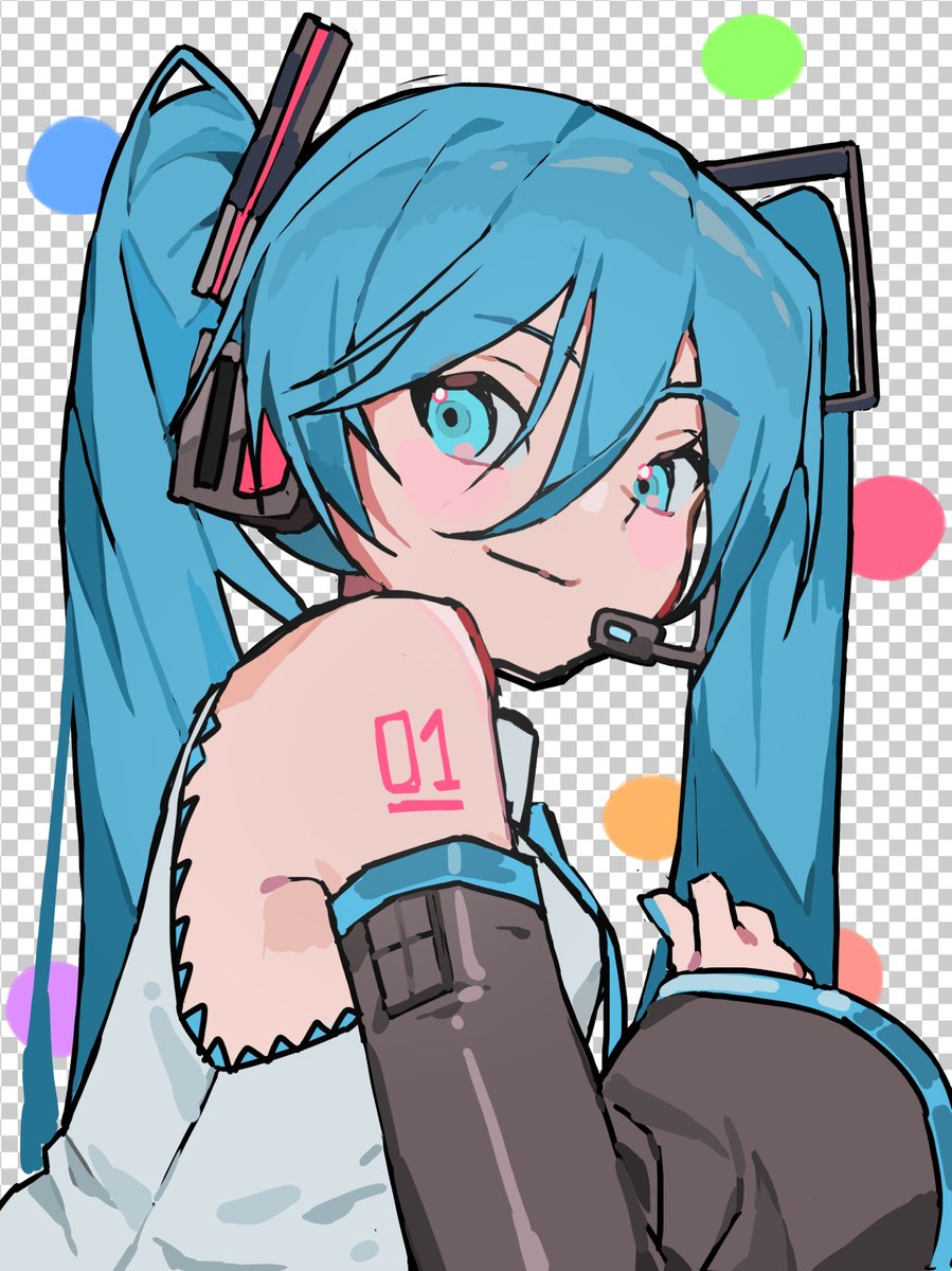 初音ミク「#初音ミク #rkgk」|匚ㄩ匚ㄖのイラスト