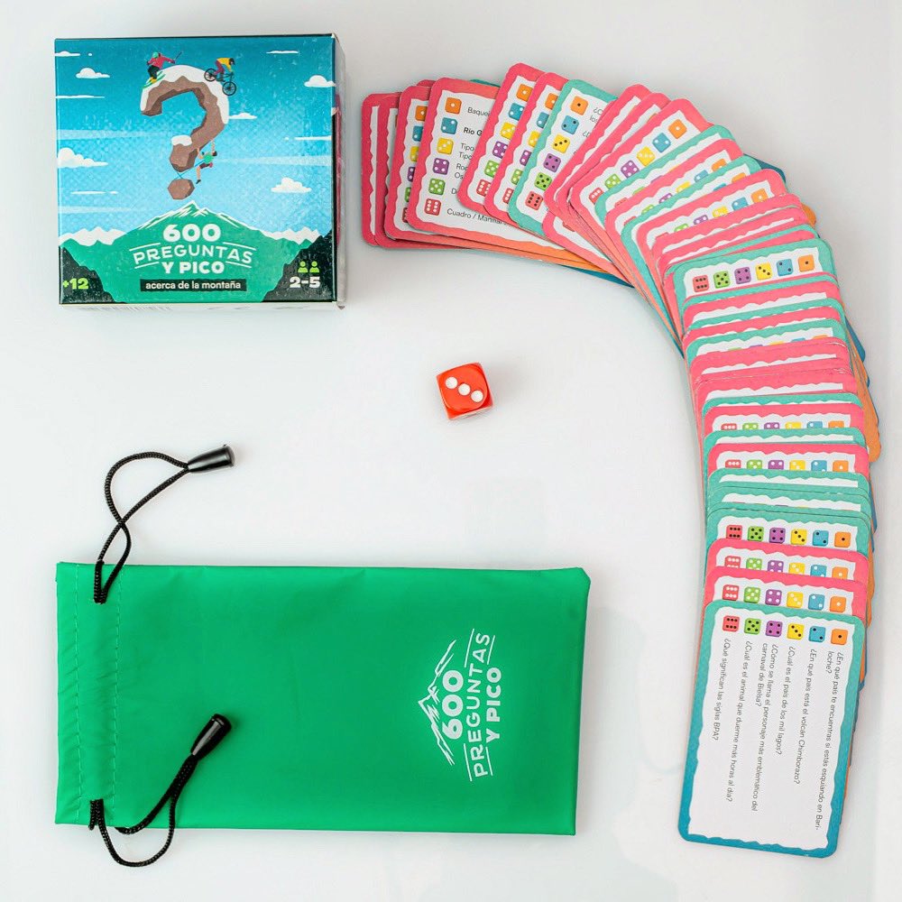 🎁🤴🏻🫅 ¿BUSCAS UN REGALO ORIGINAL? 

🎲 "600 preguntas y pico" es un juego de mesa para disfrutar con amigos o familia 

⛰️⛷️🧗Preguntas sobre naturaleza, deportes, montaña… ¡Aprendes jugando!

🎒Pequeño y ligero

🛒 600preguntasypico.com

#JuegoDeMesa #regalooriginal