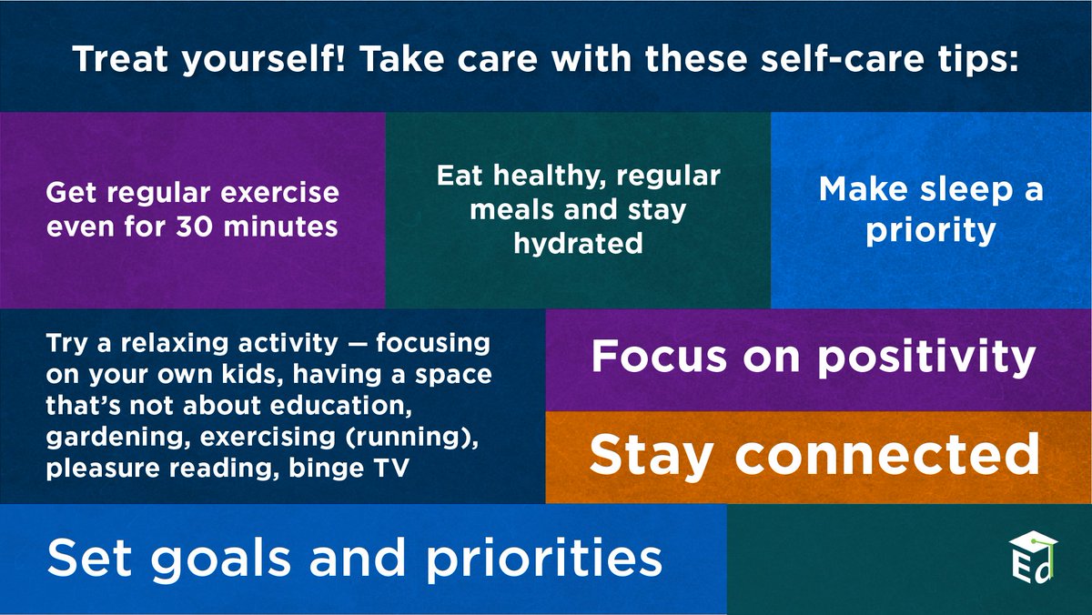 As winter break comes to an end, we could all use some extra self-care. Parents, teachers, & staff can all use these tips as we head back to school (Bonus: These also work as great #NewYearResolutions!). #TipTuesday #TeacherTuesday #TuesdayThoughts