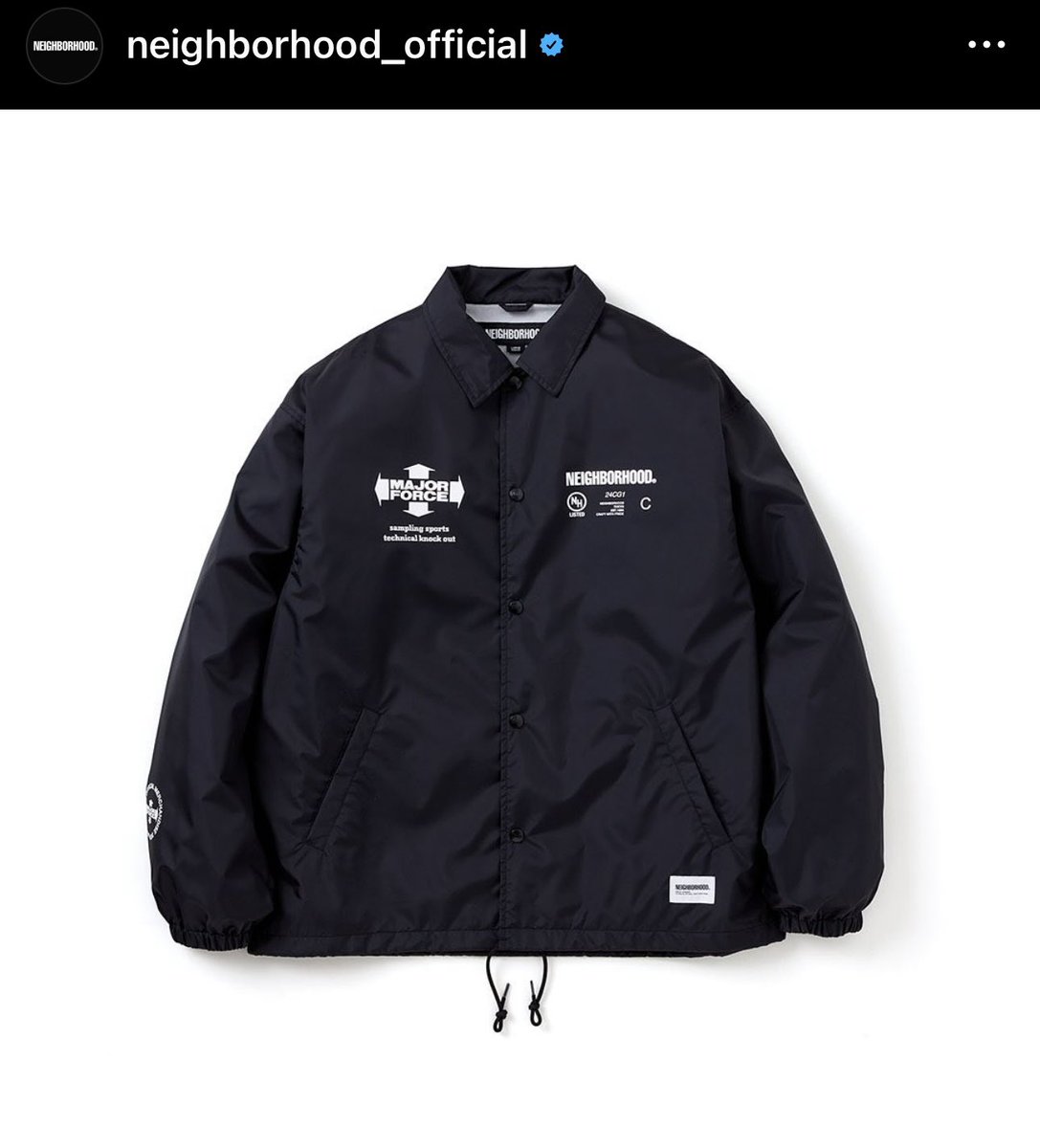 Supreme_X_Gratz's tweet photo. ✨2024年初売り✨
能登半島地震で憔悴してましたがネイバーフッドのメジャーフォースウィンドブレーカーブラックLサイズ無事に買えました🤤✨
着弾には時間かかるかもですが楽しみに待ちます💖✨
#ネイバーフッド
#初売り
#neighborhood
#nbhd
#craftwithpride
#majorforce https://t.co/5mTDT7zLva