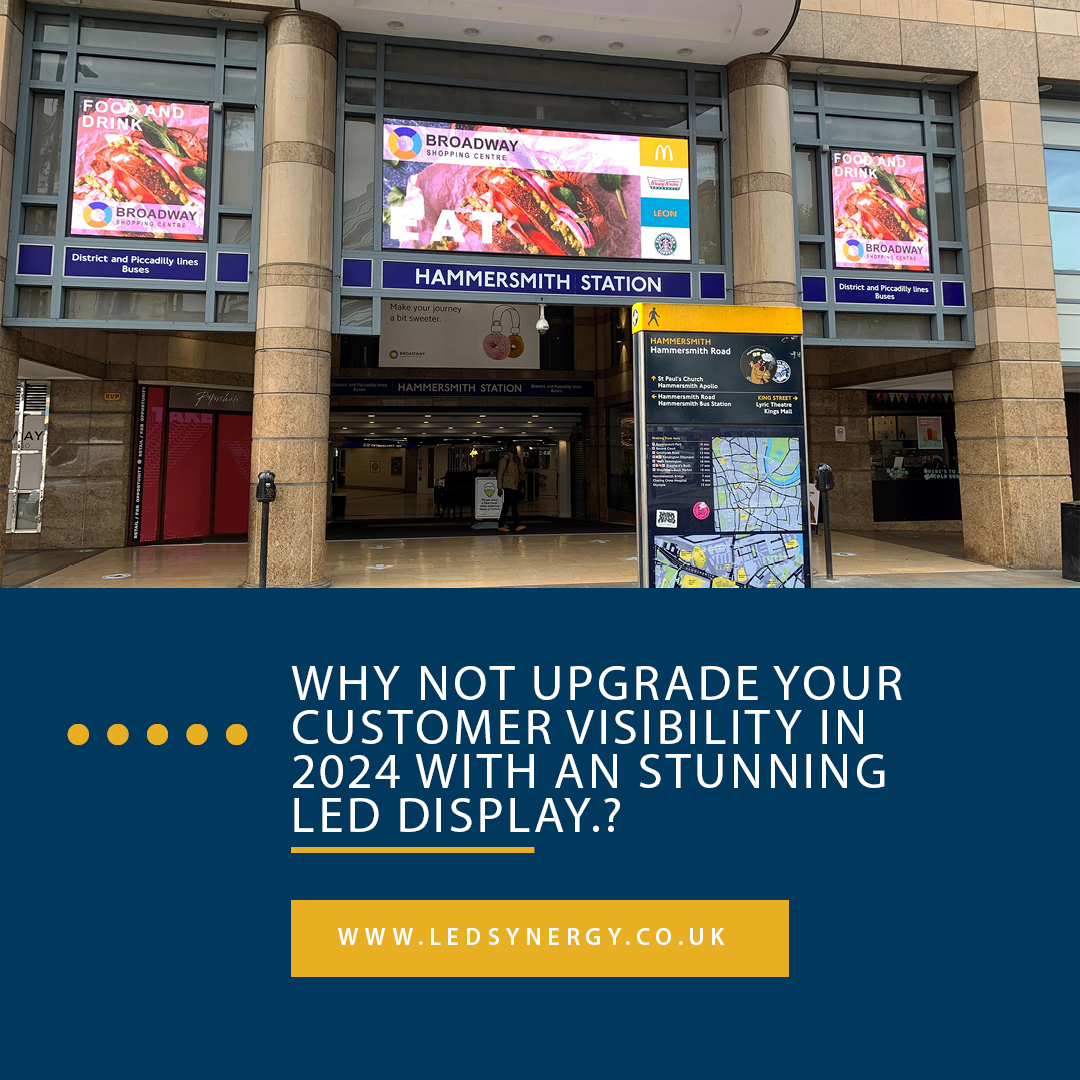 Struggling to get your customers attention?
Raise your visibility with an LED electronic screen or billboard - Grab the public's attention with great content and promotions - ledsynergy.co.uk/.../led-full-c…
Get in touch for more information - 01264 303030