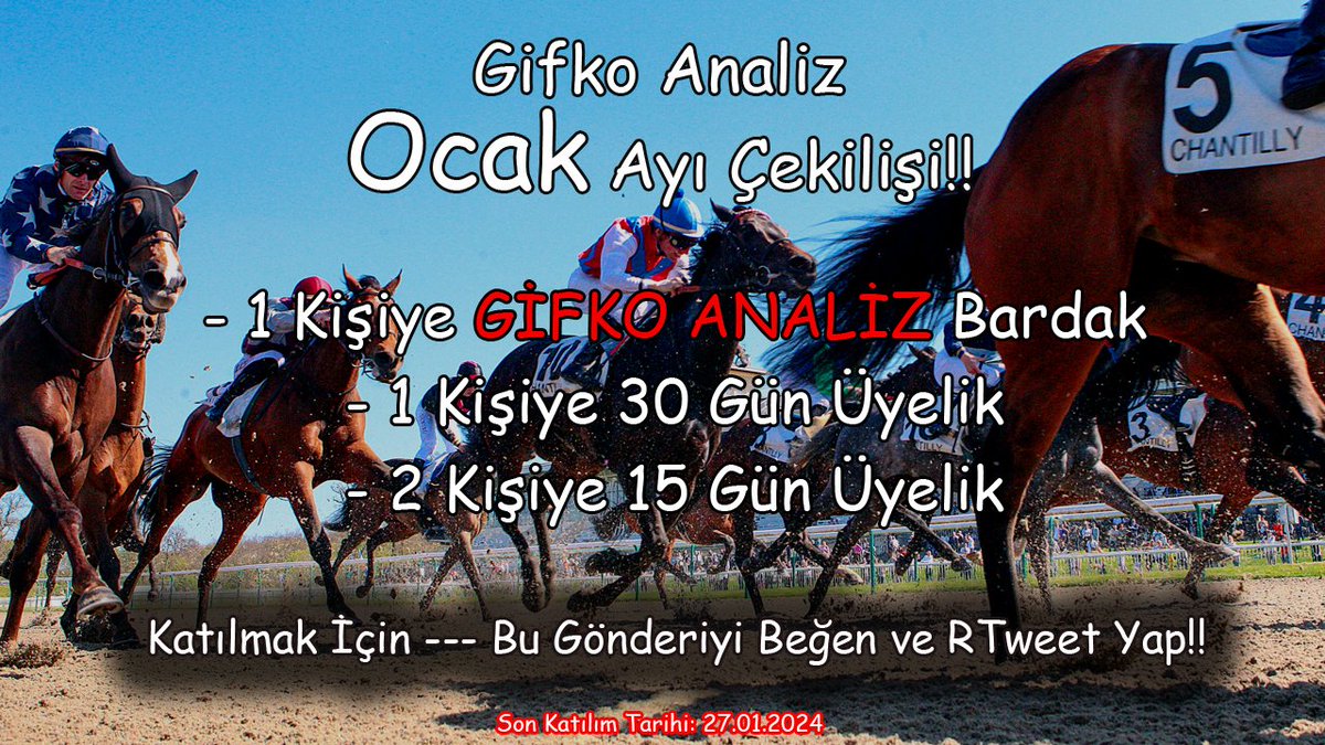 GİFKO ANALİZ Ocak Ayı Çekilişi...!! 🌟

* Sayfamızı Takip Et ☀️

* Gönderiyi Beğenip &amp; Rtweet Yaparak Çekilişe Katıl..!!

1 Kişiye Bardak, 1 Kişiye 30 Gün Üyelik, 2 Kişiye 15 Gün Üyelik Hediyemizdir...!!