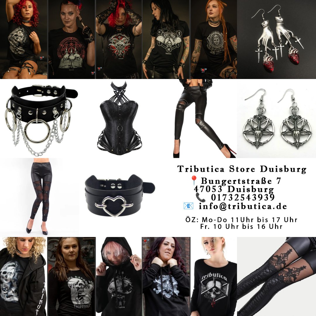 tributica's tweet photo. In unserem Store Duisburg bekommt ihr nicht nur die Tributica Streetwear Collection 🦇🦇🦇
#gothic #germangoth #streetwear #streetstyle https://t.co/Csbqdnll5P