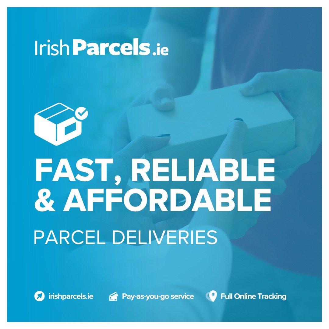 Irish Parcels provide a fast &amp; affordable #ParcelDelivery service within Ireland, and beyond 🌏 

✅ Pay-as-you-go service 
✅ FREE &amp; Enhanced Compensation Cover options 
✅ Full Online Tracking 
✅ Thousands of Happy Customers  

✨ Get started at irishparcels.ie 📲