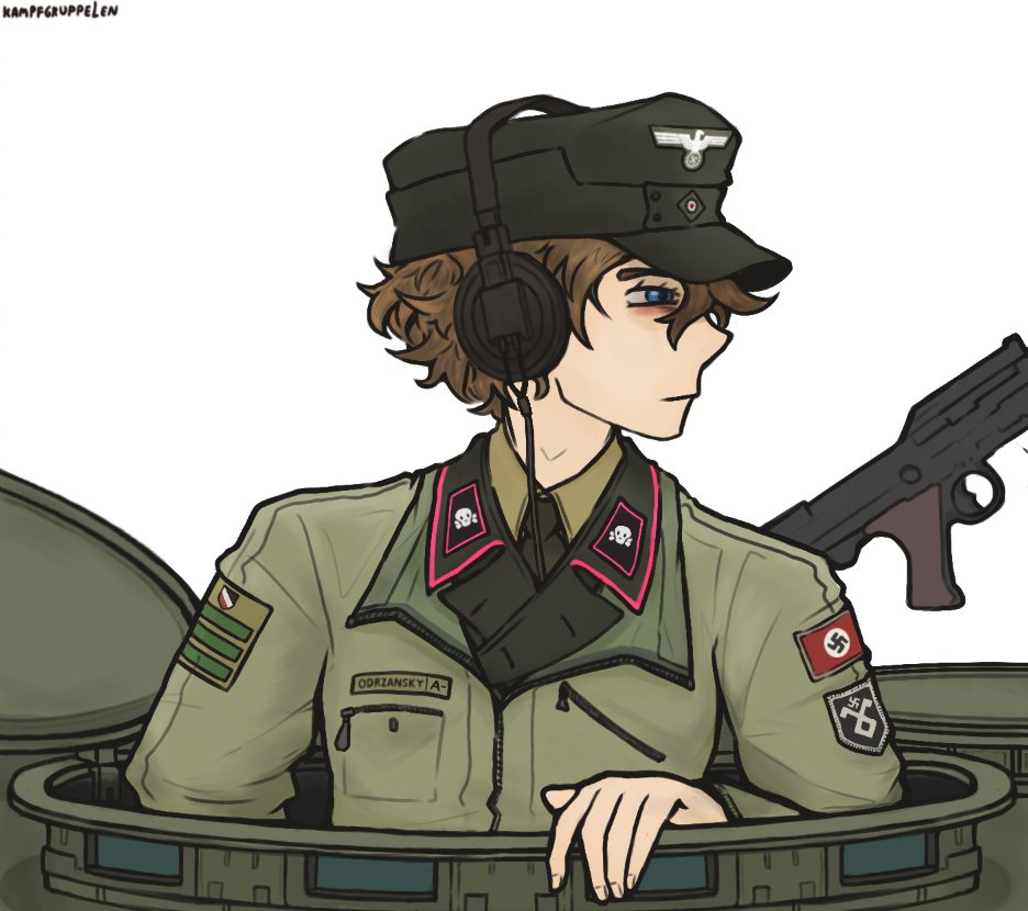 CEOofWarEconomy's tweet photo. german tank commander, circa 1955

#anime #art https://t.co/7VYYiGD11A