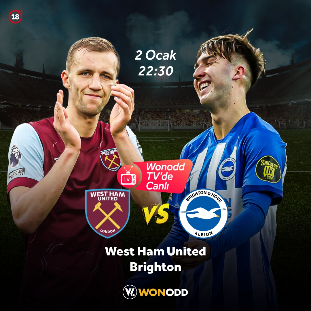 Günün maç keyfini Wonodd TV'de #Canlıizle! Yüksek oranla kazanmanın keyfini sür!

West Ham 🆚 Brighton

Güncel Giriş 🎯 bit.ly/wonoddguncelgi…
Telegram🎯 t.me/wonodd_resmi1

#wonodd #bahis #spor #iddaa #futbol #canliizle #premierlig #WHU #PL