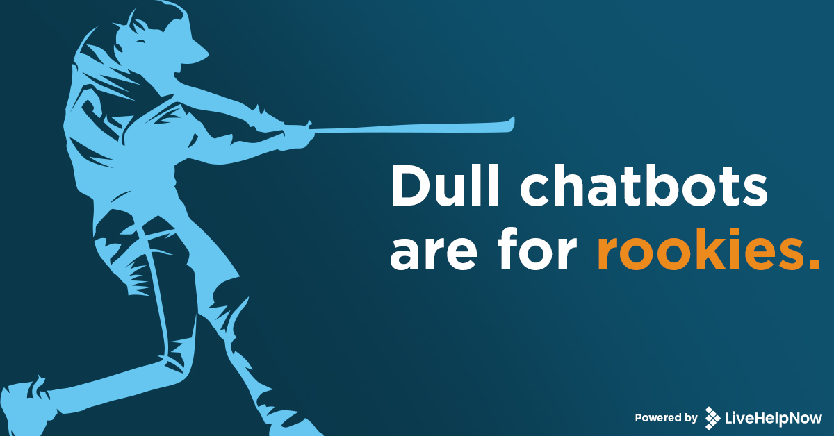 Dull chatbots are for rookies.  ⚾️

Don’t swing and miss with your customers. Hue’s ready to hit a home run, so put us in coach!
bit.ly/45H1sgp
#Chatbot #ArtificialIntelligence #HeyBatterBatter
