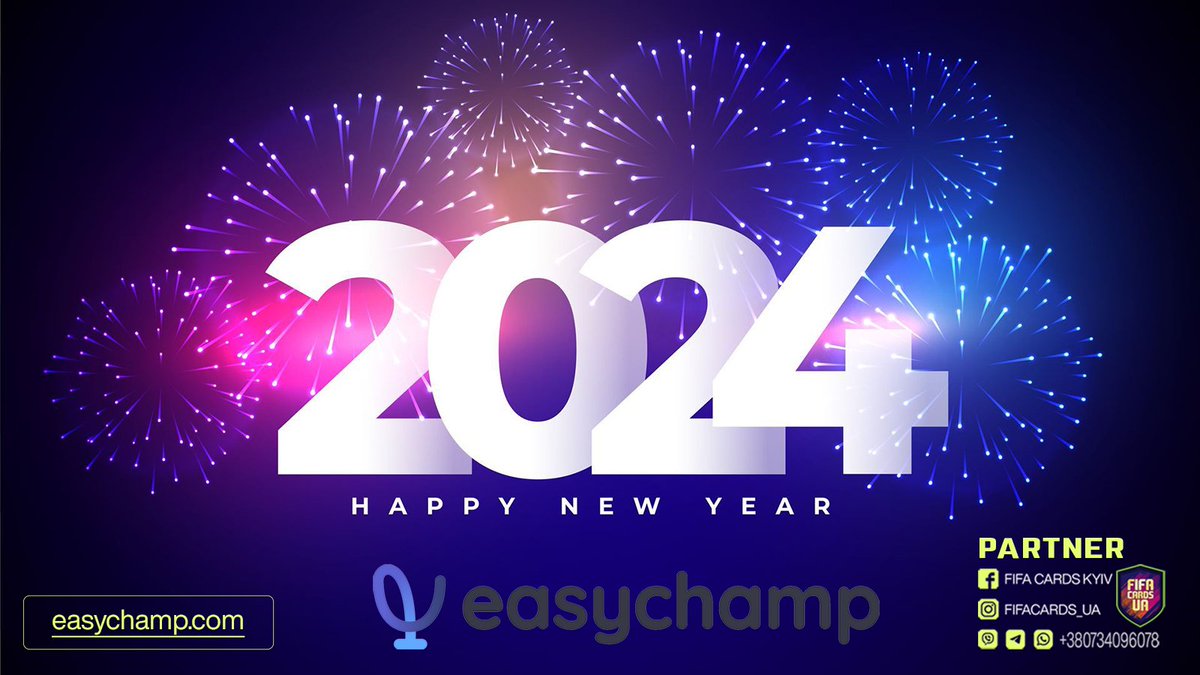 Hey, champs! 👋

We hope you're all having an amazing holiday season and getting ready to kick off the new year in style! 💥

As we wrap up 2023 and look forward to 2024, EasyChamp Team wanted to take a moment to express how grateful we are for this incredible community. Your