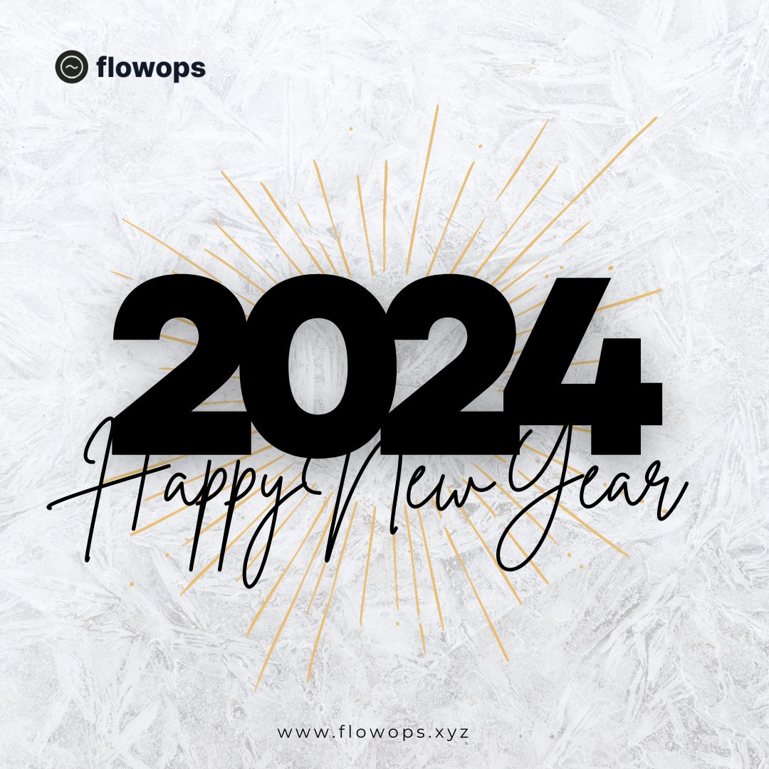 flow0ps's tweet photo. From all of us at FlowOps, we wish you a very prosperous new year and we look forward to continued success in this new year!

Let's start this year together on https://t.co/RTOxHLkwAk https://t.co/B3RxepovFU