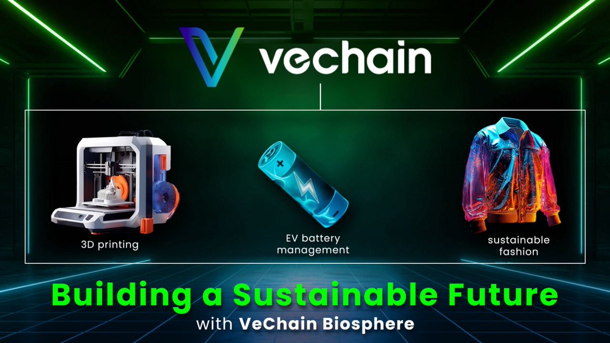vechainofficial's tweet photo. 1/ VeChain is at the forefront of addressing global sustainability challenges, and our introduction of the Blockchain Biosphere marks a significant leap in this endeavor. 🧵 https://t.co/LDopsLBPWD