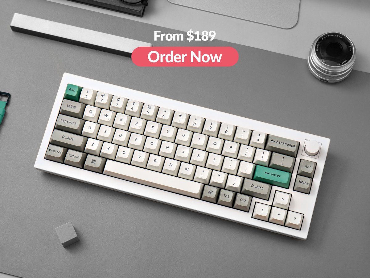 Keychron Q2 Max 65% layout custom keyboard is now available! 
It comes with many premium features like 2.4 GHz wireless and Bluetooth connection, upgraded acoustic foams, double-shot PBT keycaps, QMK/VIA support, and more.
Grab now 👉 bit.ly/47iZCm2