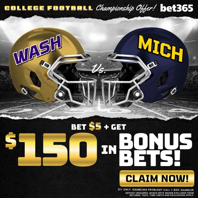 ActionNetworkHQ's tweet photo. Big Game 🤝 Big Promo

Bet $5 on the National Championship, Get $150 in bonus bets, win OR lose! ⬇️